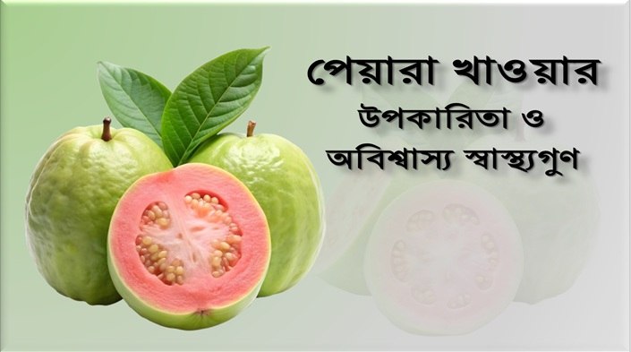 পেয়ারা খাওয়ার উপকারিতা