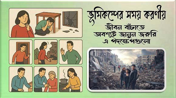 ভূমিকম্পের সময় করণীয়