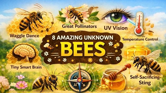 মৌমাছি সম্পর্কে অজানা তথ্য